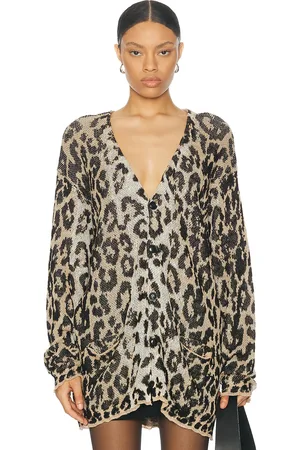 R13 Boyfriend Cardigan in - Brown. Size L (also in ).