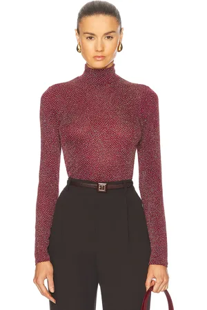 Beaufille Rodin Top in - Burgundy. Size L (also in M, S, XS).