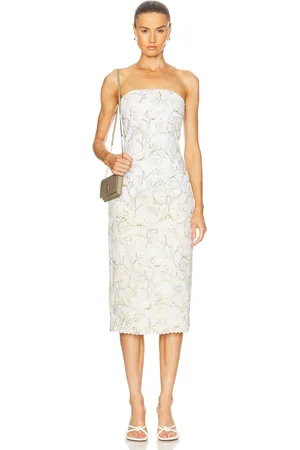 Agua by Agua Bendita Armonia Soledad Midi Dress in - Baby Blue. Size M (also in ).