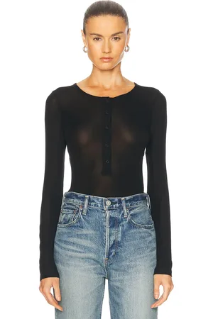 AGOLDE Faustine Henley in - . Size L (also in M, S, XS).