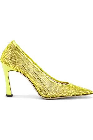 The Attico Juno 95m Pump in - Yellow. Size 36 (also in 37, 37.5, 38, 39, 40, 41).