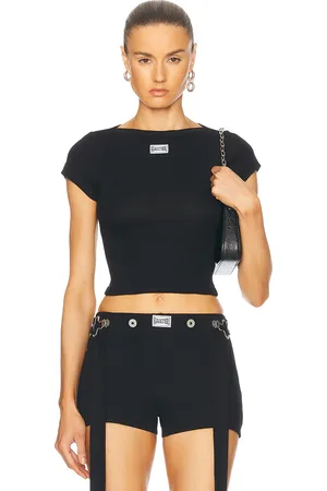 Jean Paul Gaultier Cropped Baby Tee in - . Size M (also in S, XL, XS, XXS).