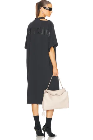 Balenciaga Painted T Shirt Dress in - Black. Size S (also in ).