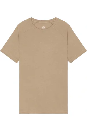 alo The Triumph Crew Neck Tee in - Brown. Size S (also in ).