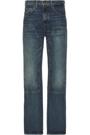 NILI LOTAN Matteo Welder Jeans in - Blue. Size 29 (also in 32, 33, 36).
