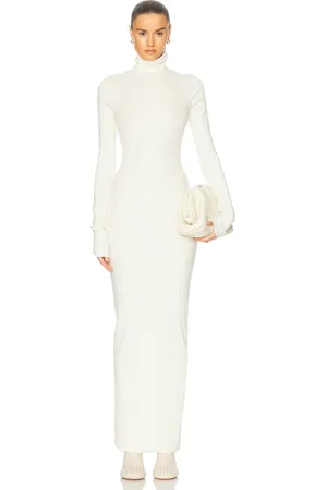 ÉTERNE Long Sleeve Turtleneck Maxi Dress in - . Size L (also in M, S, XL, XS).
