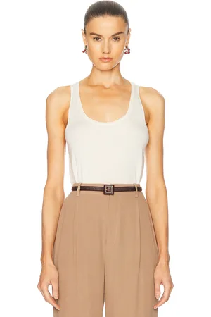 Saint Laurent Tank Top in - Cream. Size L (also in S, XS).