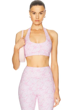 LOVESHACKFANCY Diedra Bra in - Pink. Size M (also in S, XS).