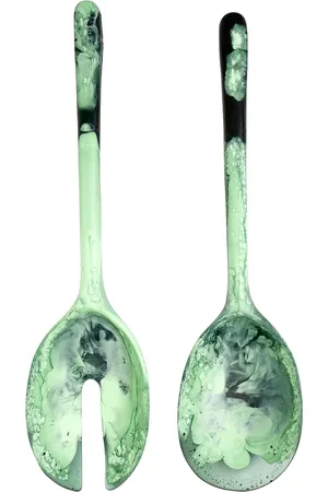 Dinosaur Designs Stone Servers Long in - Green. Size all.