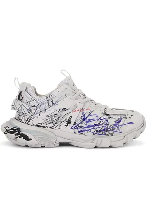 Balenciaga Track Sneaker in Grey Black Blue & Red - Grey. Size 41 (also in 42, 43, 44, 45).