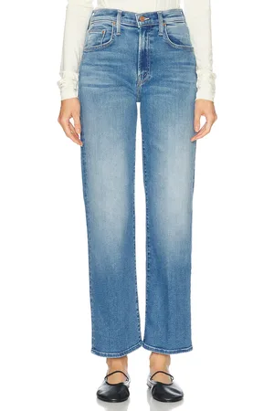 Mother The Rambler Zip Flood in - Blue. Size 26 (also in 31).