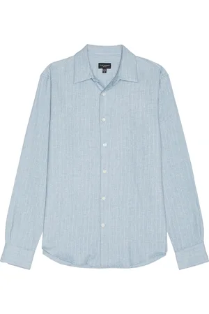 CLUB MONACO Refine Dress Shirt in - Blue. Size S (also in XL/1X).