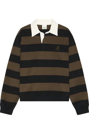 AGOLDE X RSVP Gallery Rugby in - Olive, Black. Size L (also in XL/1X).
