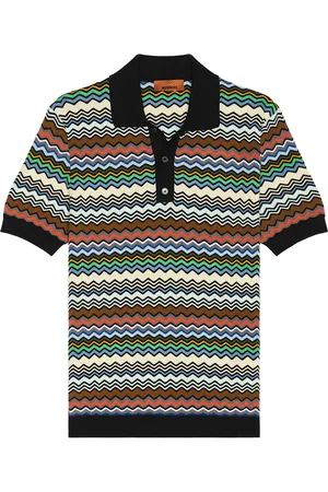 Missoni Short Sleeve Polo in - Neutral. Size 48 (also in 52).