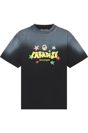 Palm Angels Paradise Palm Tee in - Black. Size M (also in S, XL/1X).