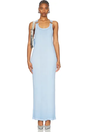 Jean Paul Gaultier Overall Clip Long Dress in - Blue. Size L (also in M, S, XL, XS).