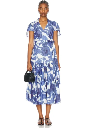 ALEXIS Avanna Dress in - Blue. Size L (also in M, S, XS).