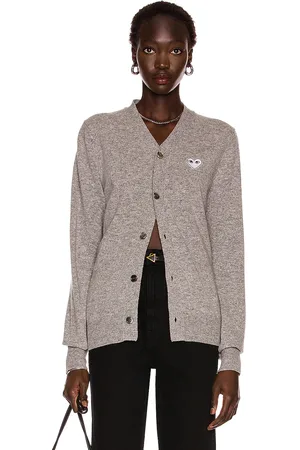 Comme des Garçons White Heart Cardigan in - . Size L (also in ).