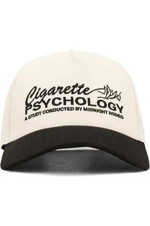 Midnight Cigarette Psychology Trucker in - White. Size all.