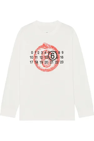Maison Margiela Long Sleeve T-Shirt in - White. Size L (also in M, S, XL).