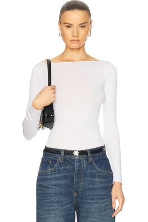 AYA MUSE Boatneck Long Sleeve Tee in - . Size L (also in M, S, XXS).