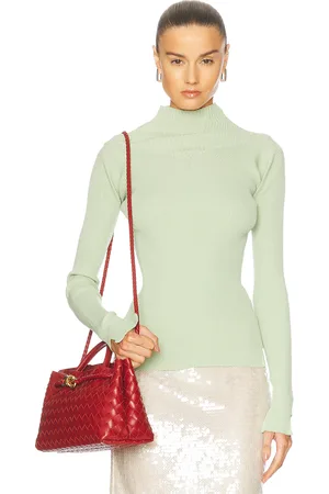 Victoria Beckham Long Sleeve Top in - Green. Size L (also in M, XS).