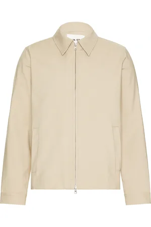 NN.07 Ivan Zip Overshirt in - Cream. Size XL/1X (also in ).