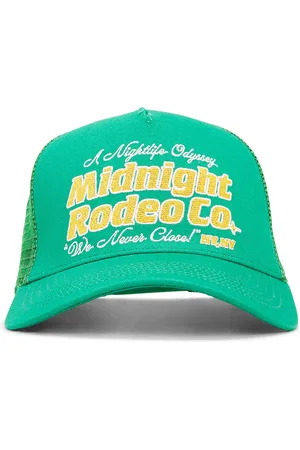 Midnight Nightlight Odyssey Mesh Trucker in - Green. Size all.