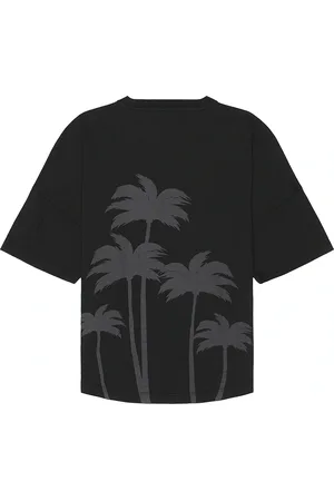 Palm Angels Palms Over Tee in - Black. Size L (also in M).