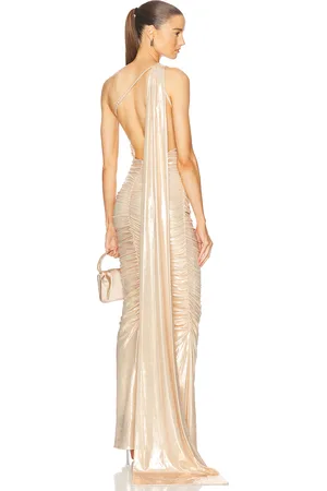 Retrofete Shannon Dress in - Metallic Gold. Size M (also in S, XL, XS).
