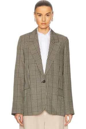 Acne Studios Jukera Stewart Blazer in - Brown. Size 36 (also in 40, 42).
