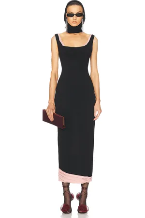 MAGDA BUTRYM Square Neck Midi Dress in - . Size 34 (also in 40).