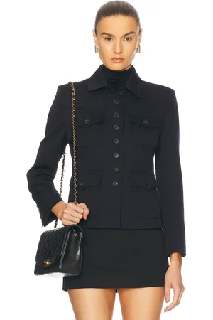 NILI LOTAN Jamison Jacket in - Navy. Size 0 (also in 2, 6).