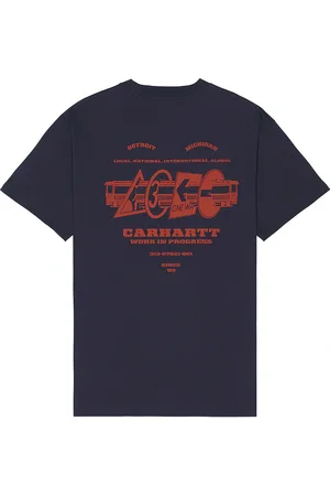 Carhartt S/S Runaway T-Shirt in - Navy. Size L (also in M, S).