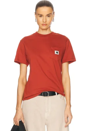 Carhartt Short Sleeve Pocket T-Shirt in - Red. Size M (also in XS).