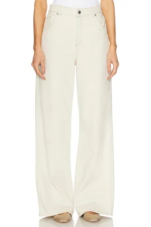 BLUMARINE Wide Leg in - White. Size 36 (also in 38, 40, 42).