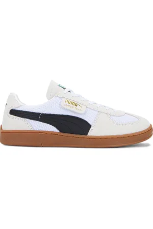 PUMA Super Team Og Sneaker in White & Navy in WHITE / SUPER - White. Size 10 (also in 10.5, 12, 8.5, 9).