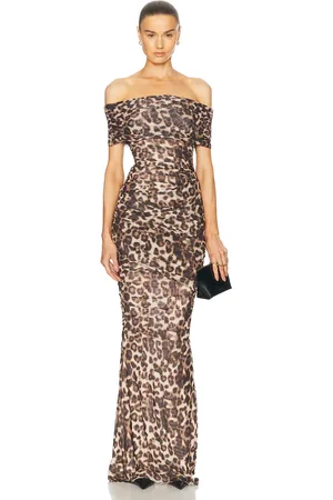 SER.O.YA Sasha Maxi Dress in - Brown. Size L (also in M, S, XL, XS).
