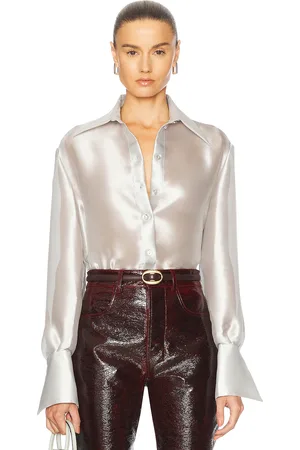 GALVAN Constellation Blouse in - Metallic Neutral. Size 36 (also in ).