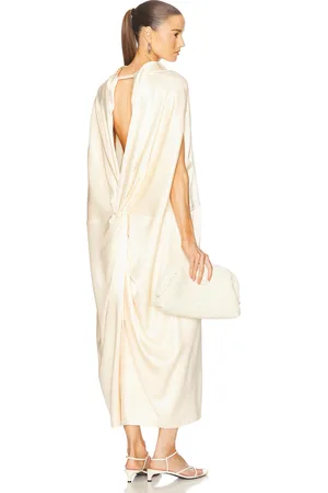 Jil Sander Halter Dress in - Cream. Size 34 (also in 38, 40).