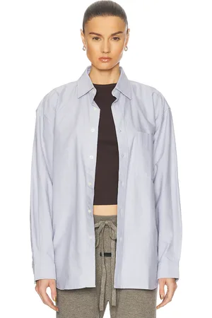 WAO Relaxed Oxford Shirt in - Grey. Size M (also in ).