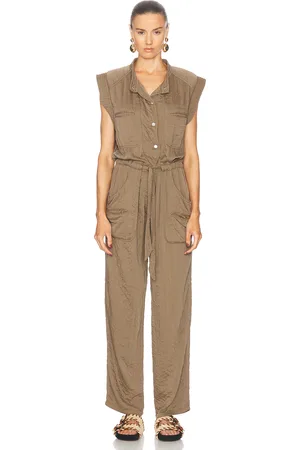 Isabel Marant Suzie Jumpsuit in - Taupe. Size 34 (also in 36, 38, 40, 42).
