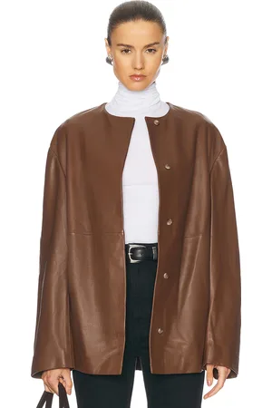 Loulou de Saison Atalia Jacket in - Brown. Size 34 (also in 36, 38, 40).