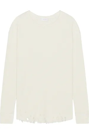 JOHN ELLIOTT Folsom Thermal Pullover in - Cream. Size L (also in ).