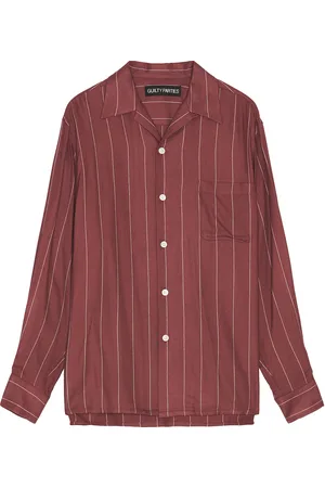 Wacko Maria Striped Open Collar Shirt in - . Size L (also in M).