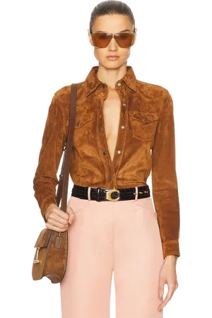 Tom Ford Western Shirt in - Brown. Size 38 (also in ).