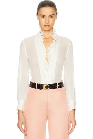 Tom Ford Long Sleeve V Neck Blouse in - . Size 34 (also in 36, 40).