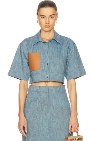 ALEXIS Brook Top in - Blue. Size XS (also in ).