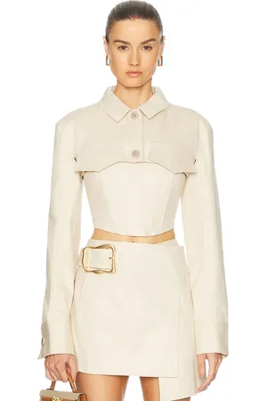 Cult Gaia Issa Jacket in - Beige. Size XS (also in ).