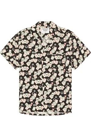 Midnight Gambler Shirt in - Black. Size L (also in M, S).